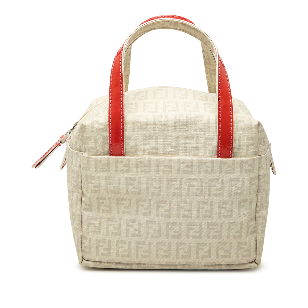 Pre-Loved Fendi Mini Zucchino Spalmati Handbag